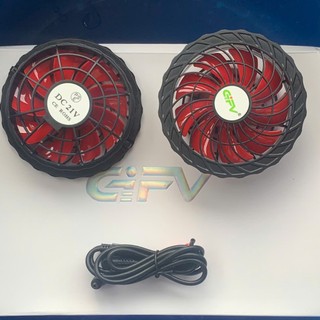 1 Cặp Quạt Áo Điều Hòa không chổi than khung nhựa ABS  12V-18V-21V