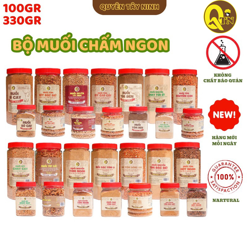 Muối Tôm Tây Ninh | Muối Bò Cay | Muối Nhiều Loại-Muối Hột, Muối Nhuyễn, Muối Sặc Siêu Ngon