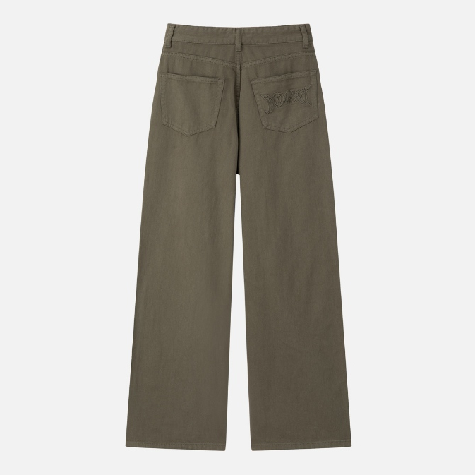 Quần Khaki BOO Dáng Rộng Dành Cho Nam Thêu Logo Infi 10