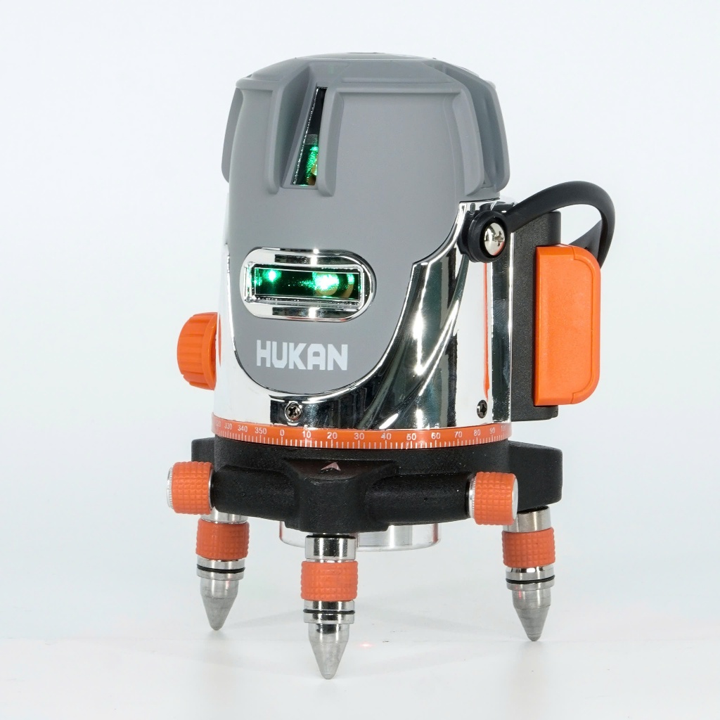 Máy Cân Bằng Laser 5 Line HUKAN HK-E63 | 17 Cấp Chỉnh Sáng – 5 Tia Xanh Siêu Sáng – Phạm Vi 70m – Có Remote [Chính Hãng]