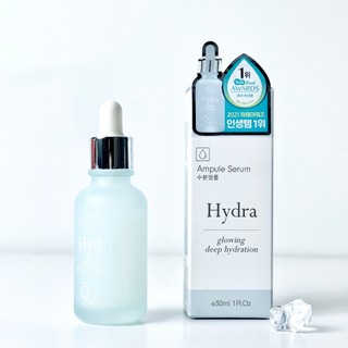 Tinh chất 9 Wishes Hydra Glowing & Deep Hydration Ampule Serum dưỡng ẩm, căng bóng da 30ml