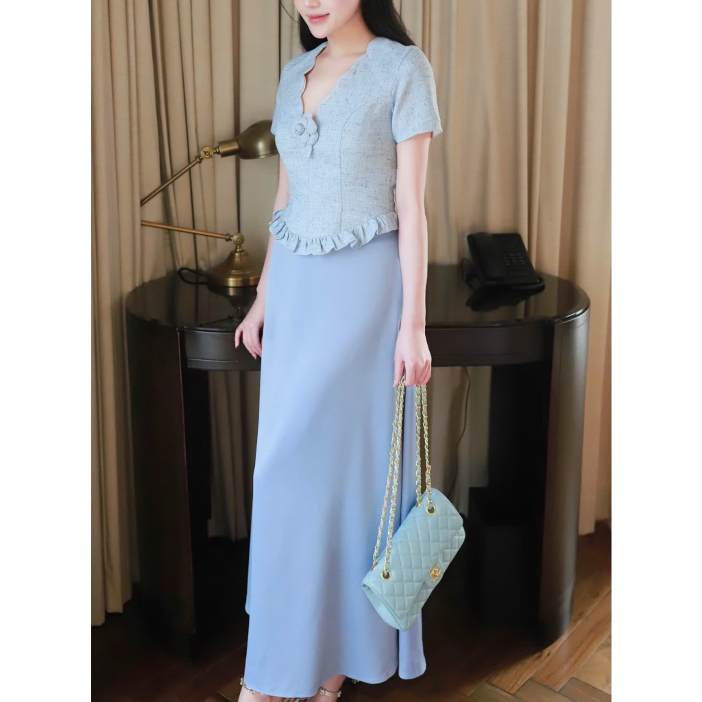 ORLI LABEL - Evie skirt - Chân váy lụa cao cấp (không kèm áo)