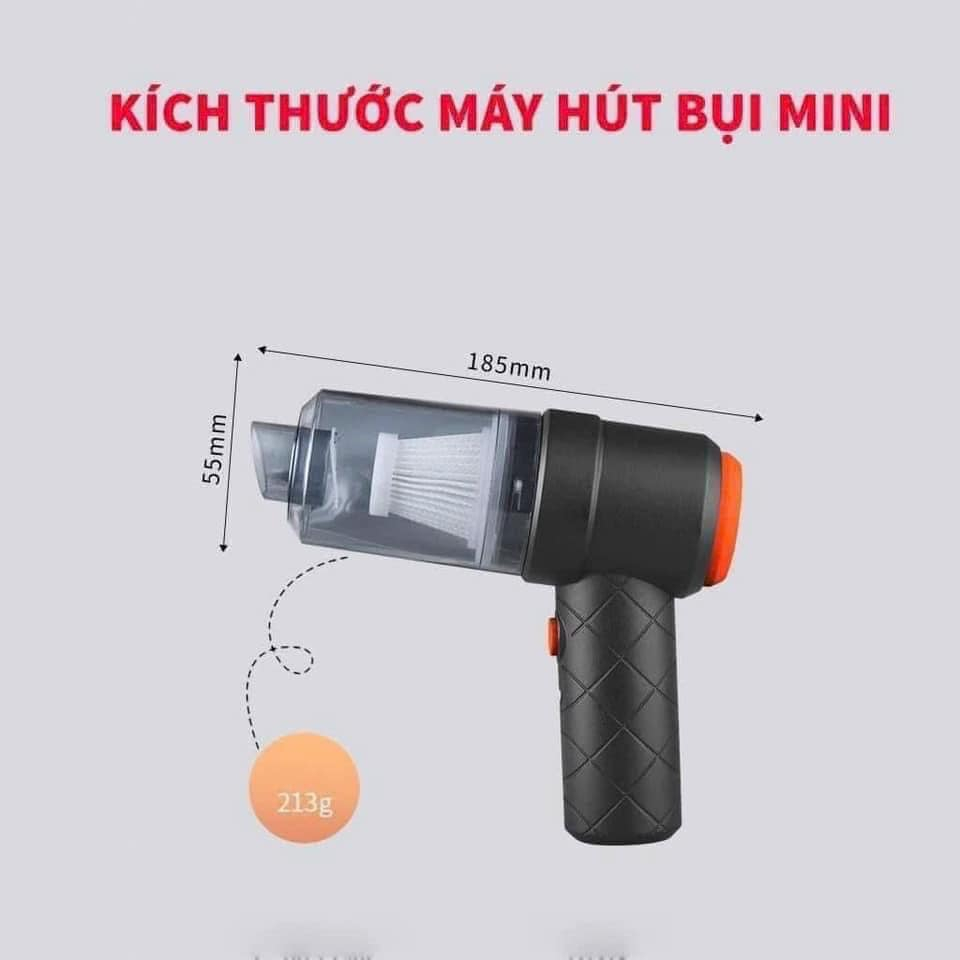MÁY HÚT BỤI CẦM TAY MINI TÍCH ĐIỆN SIÊU TIỆN DỤNG