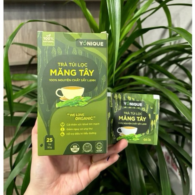 Trà Măng Tây Túi Lọc Cao Cấp (25 gói/50g) [CHÍNH HÃNG]