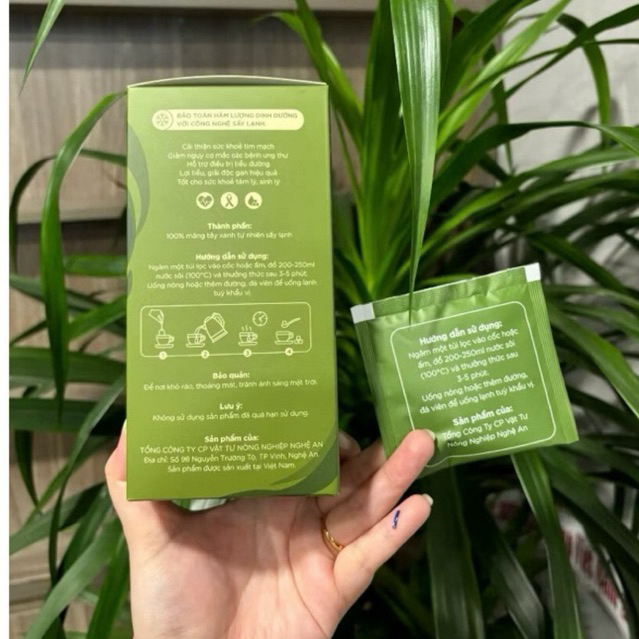 Trà Măng Tây Túi Lọc Cao Cấp (25 gói/50g) [CHÍNH HÃNG]