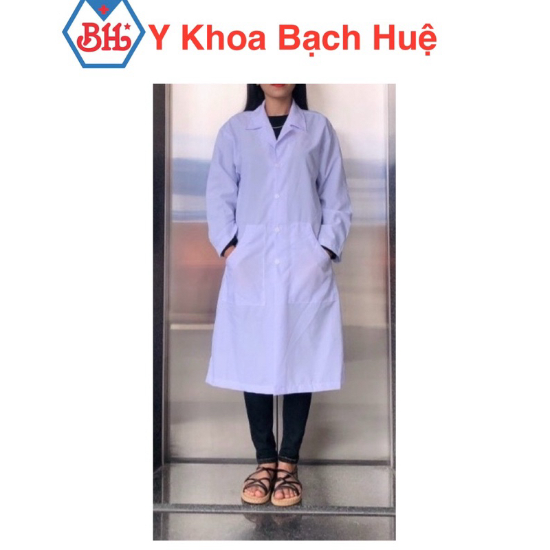 Áo khoát bluose nữ tay dài thân dài. Áo bác sĩ nữ chất liệu bền, dễ giăt, không bị xù lông