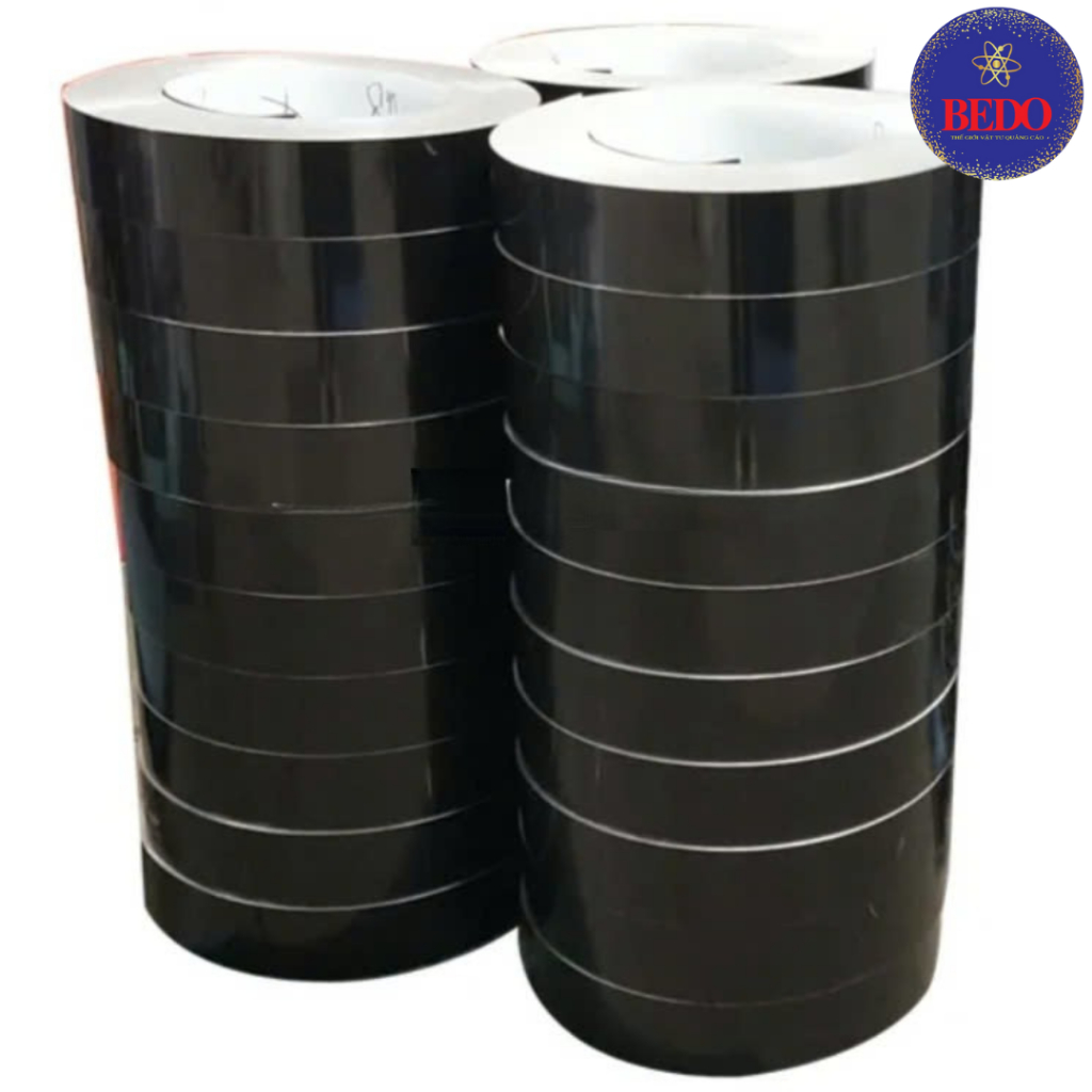 Chân Nhôm Uốn Chữ Nổi BEDO Không Gờ Màu Đen 0.6mm Cuộn 100m Làm Bảng Hiệu Quảng Cáo LED