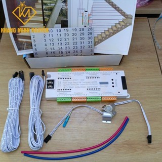 Cảm biến bước chân tự động sáng đèn cầu thang 12V-24V dùng cho 32 bậc,cảm biến cầu thang thông minh