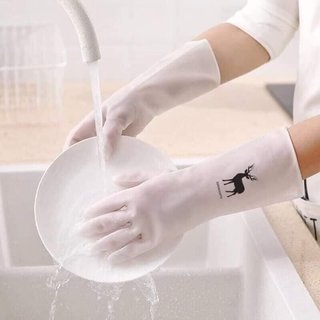 Combo 3 đôi Găng Tay Con Hươu Cao Su Siêu Dai Chuyên Rửa Bát Làm Bếp Vệ Sinh home max vietnam