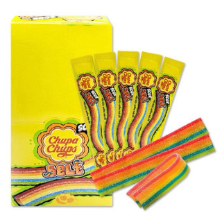 Kẹo dẻo hương trái cây Chupa Chups Sour Belt (48 thanh&60 thanh)