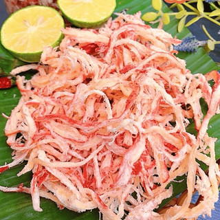 Mực hấp nước dừa sợi thái lan hũ 200g