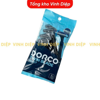 1 gói 5 dao cạo râu xanh dùng 1 lần tiện lợi