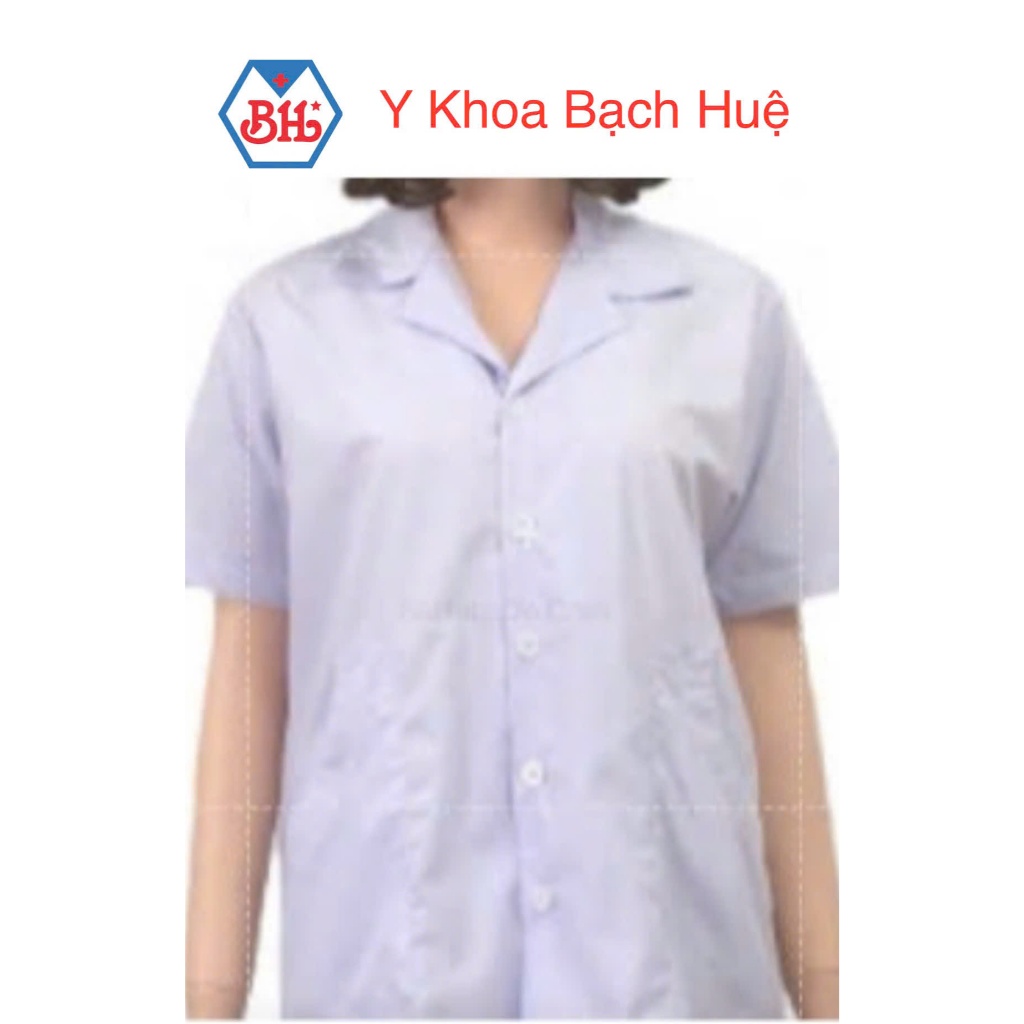 Áo y tá nữ, Áo điều dưỡng nữ tay ngắn vải kate .Áo Dược Sĩ , Thực Tập sinh Vải Kate ,Form Đẹp, Dễ ỦI