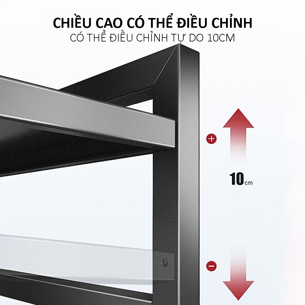 Kệ Để Đồ Nhà Bếp, Kệ Lò Vi Sóng có thể điều chỉnh kích thước 2/3 tầng, Kệ Để Lò Vi Sóng, chịu lực tốt, bảo hành 12 tháng