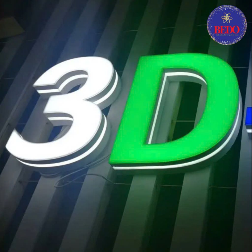 Chân Nhựa Uốn Chữ Nổi 3D BEDO Nhựa 5cm Dày 1mm Cuộn 50m 100m Làm Bảng Hiệu Quảng Cáo LED
