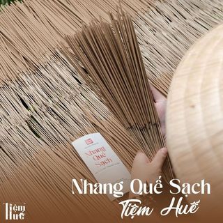 Nhang Quế Trầm Hương Bó 1000 cây Dài 34cm Không Nhuộm Chân Trầm Hương Huế Xưa Xông Nhà, Văn phòng, Nhang trầm sạch