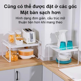 Kệ Gầm Bếp Chiều dài có thể được điều chỉnh Kệ để đồ nhà bếp Tấm thép cacbon Kệ lò vi sóng