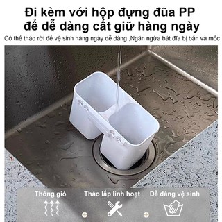 Kệ Để Chén Bát Đĩa Đa Năng Kệ để bát đĩa Sức chứa lớn Kệ Úp Bát Đĩa Có Rãnh Thoát Nước