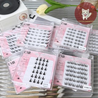 [EMIU] Mi Giả Cụm EMIU Tách Sợi Có Sẵn Keo Thạch Silicon Trong Suốt, Tiện Lợi