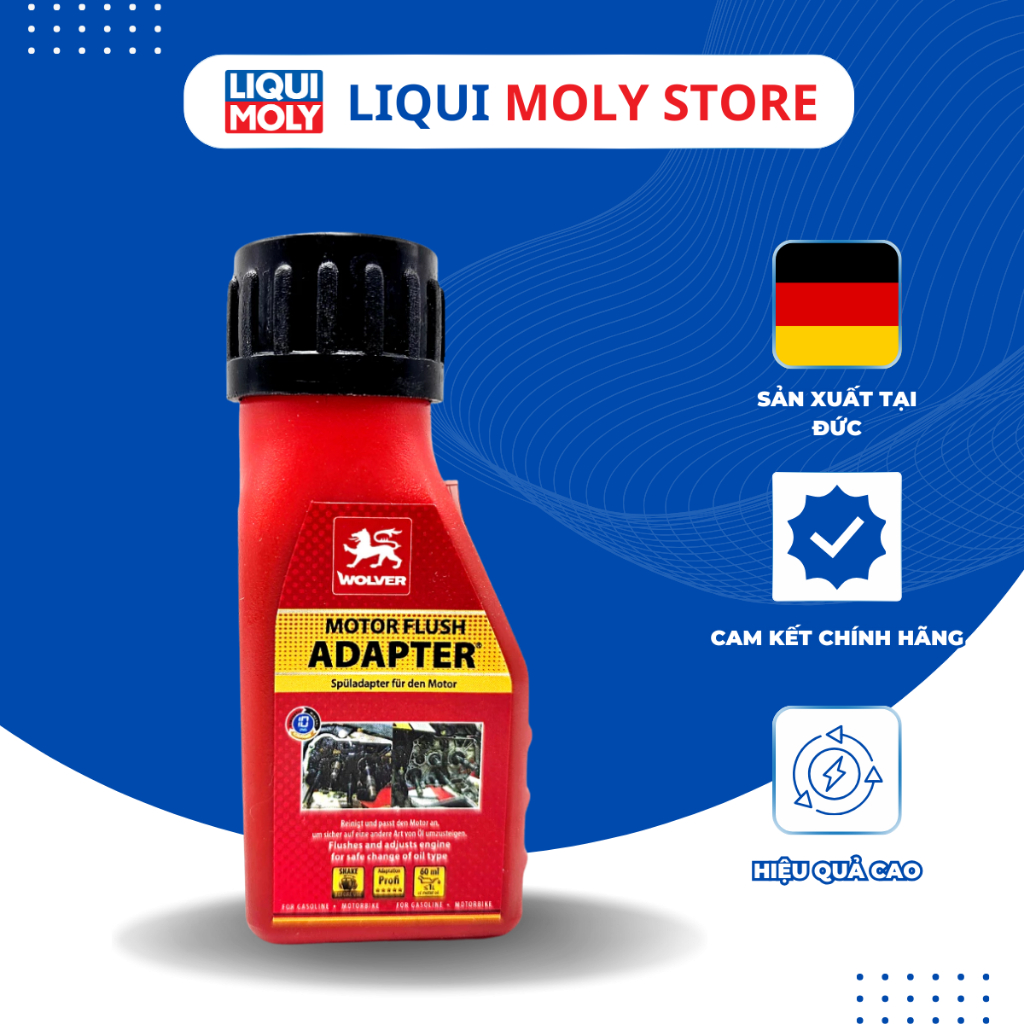 Súc động cơ Wolver Moto Flush Adapter 60ML | Shopee Việt Nam