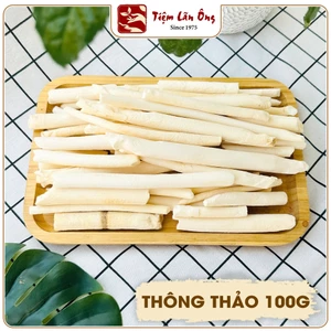 Thông thảo khô 100g, trà thông thảo, thơm, trắng, dùng pha trà, nấu cháo, hầm canh - Tiệm Lãn Ông