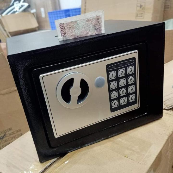 Két sắt mini điện tử, két mini 17E, két điện tử mini 17E | Shopee Việt Nam