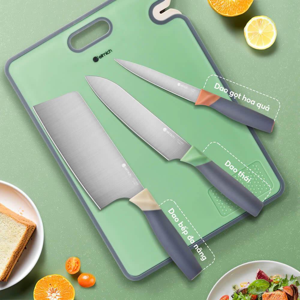 Bộ dao inox 3 món đóng hộp Elmich EL-8410
