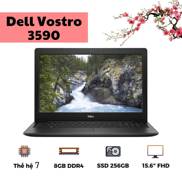 [XẢ KHO] Dell Latitude 3590 Core i5-7200U, Ram 8GB, SSD 256GB, Máy JP