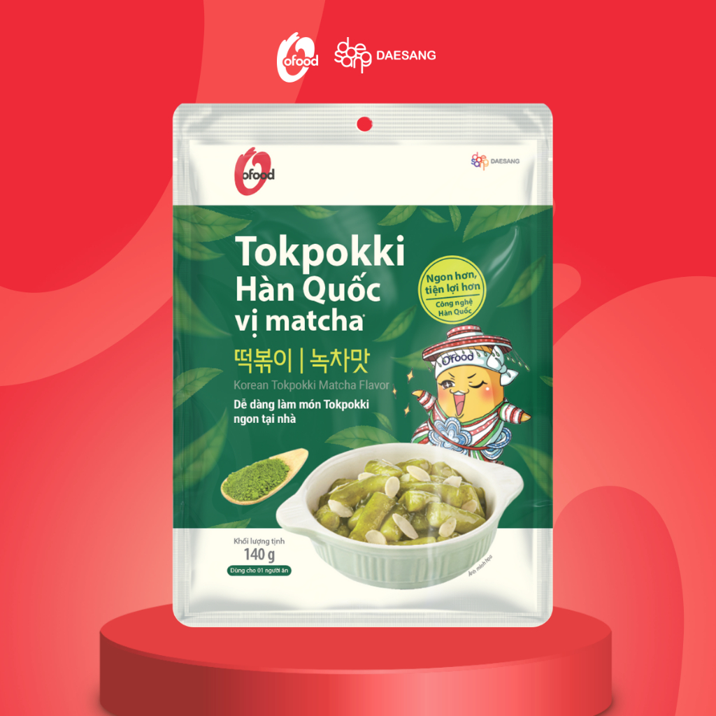 Ảnh Tokbokki Hàn Quốc O'food gói 140g 1
