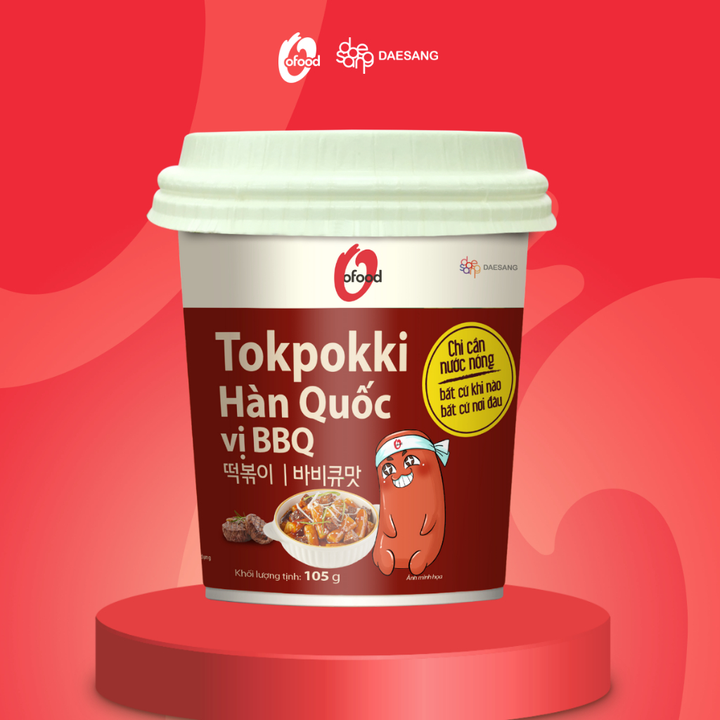 Ảnh Tokbokki Hàn Quốc O'food ăn liền hộp 105g 3