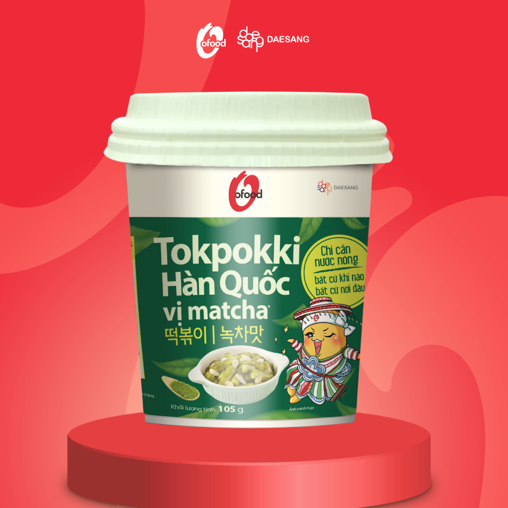 Ảnh Tokbokki Hàn Quốc O'food ăn liền hộp 105g 2