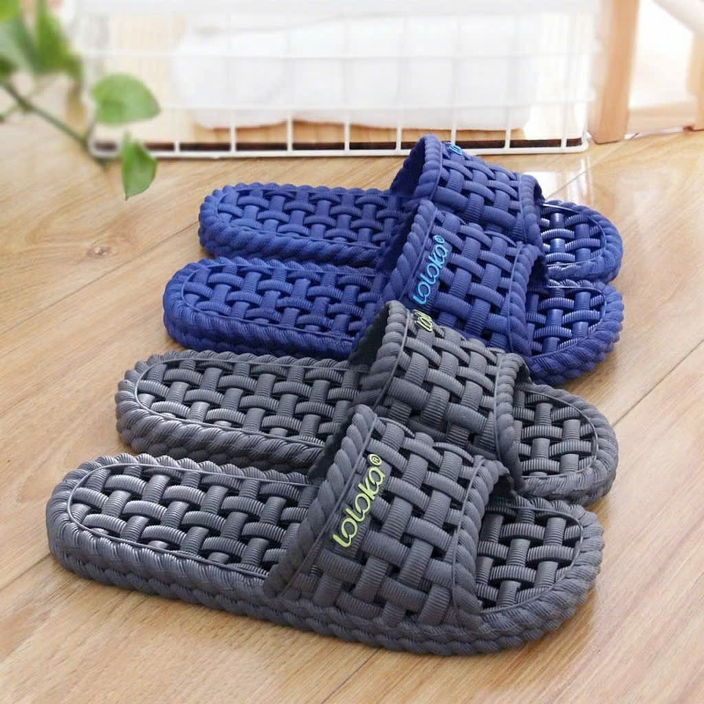 Dép lê, dép đi trong nhà tắm, văn phòng, khách sạn chống nước nam nữ siêu êm chân