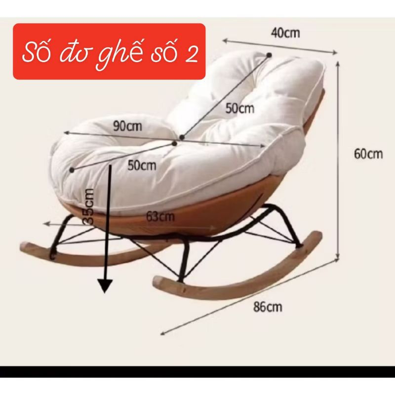 Ga bọc đệm ghế lười . bập bên thư giãn