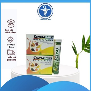 [ 3 CENTRA DAILY + 1 SỦI ACTISO] Combo Bổ sung vitamin và khoáng chất cho cơ thể, hỗ trợ tăng đề kháng, căng thẳng
