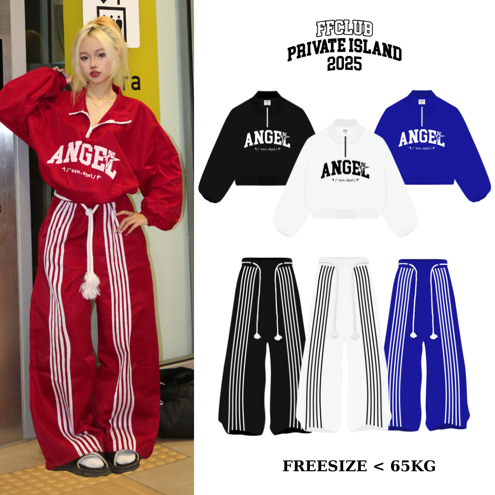 [ CÓ TÁCH SET ] SET ÁO KHOÁC HOODIE FORM BOXY ZIP ANGEL FFCLUB MIX