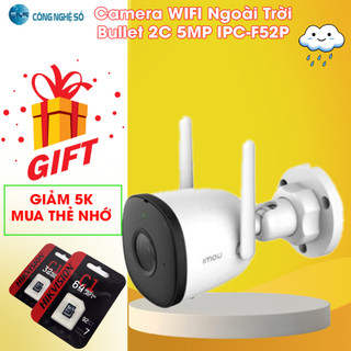 IPC-F52P (Bullet 2C)- CAMERA PHÁT HIỆN CHUYỂN ĐỘNG  - CÓ MIC - CAMERA WIFI NGOÀI TRỜI IMOU| Bảo Hành Chính Hãng 24 Tháng
