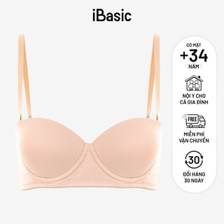 [MUA ÁO TẶNG QUẦN] Bộ đồ lót nữ iBasic áo ngực có gọng mút dày và quần lót không đường may thoáng khí BRAW163+V119
