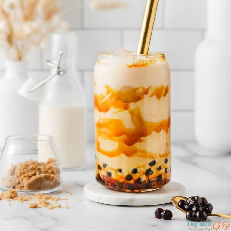 Siro đường nâu Ami vị caramel, nguyên liệu pha chế đồ uống thơm ngon bổ dưỡng