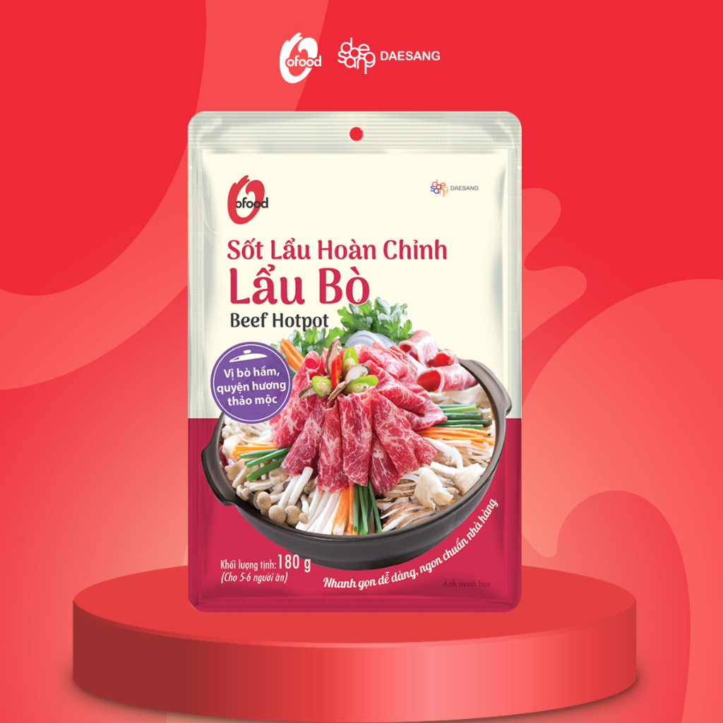 Ảnh Sốt lẩu hoàn chỉnh O'food gói 180g, có 7 vị 3