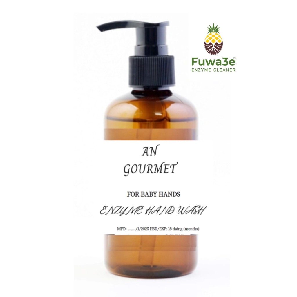 SIÊU MỀM Nước rửa tay hữu cơ Fuwa3e mùi tinh dầu quýt từ chế phẩm Enzyme sinh học 1L hand wash