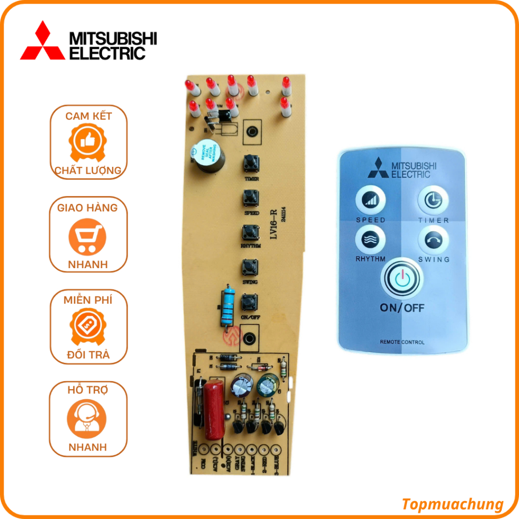 Mạch quạt cây Mitsubishi LV16 (Mạch Thái Lan) | Shopee Việt Nam