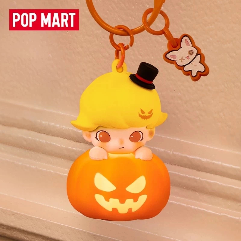 POPMART Móc khóa LABUBU Bí Ngô Happy Halloween Party Series HÀNG CÓ SẴN HOẢ TỐC Móc Khoá Phát Sáng