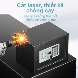 Két sắt mini điện tử, két mini 17CM/25CM, két điện tử mini 17E
