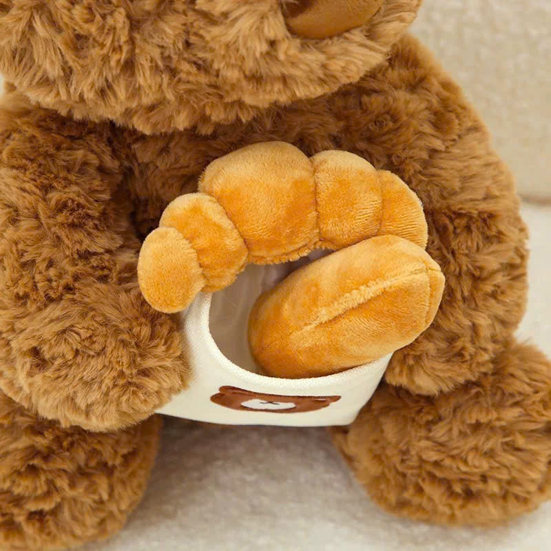 [ TẶNG VIẾT THIỆP ] Gấu bông teddy lông xù đầu bếp bánh mỳ dễ thương gấu teddy lông cừu cao cấp