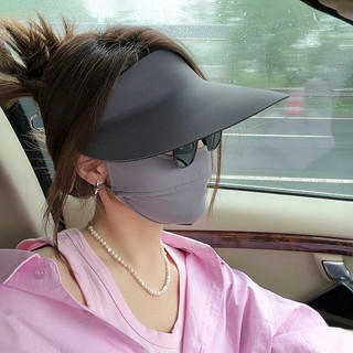Mũ Lưỡi Trai Chống Nắng - Nón Nửa Đầu Hở Chóp Thoáng Mát, Không Đường May Có Thể Gấp Gọn Freesize Phong Cách Hàn Quốc