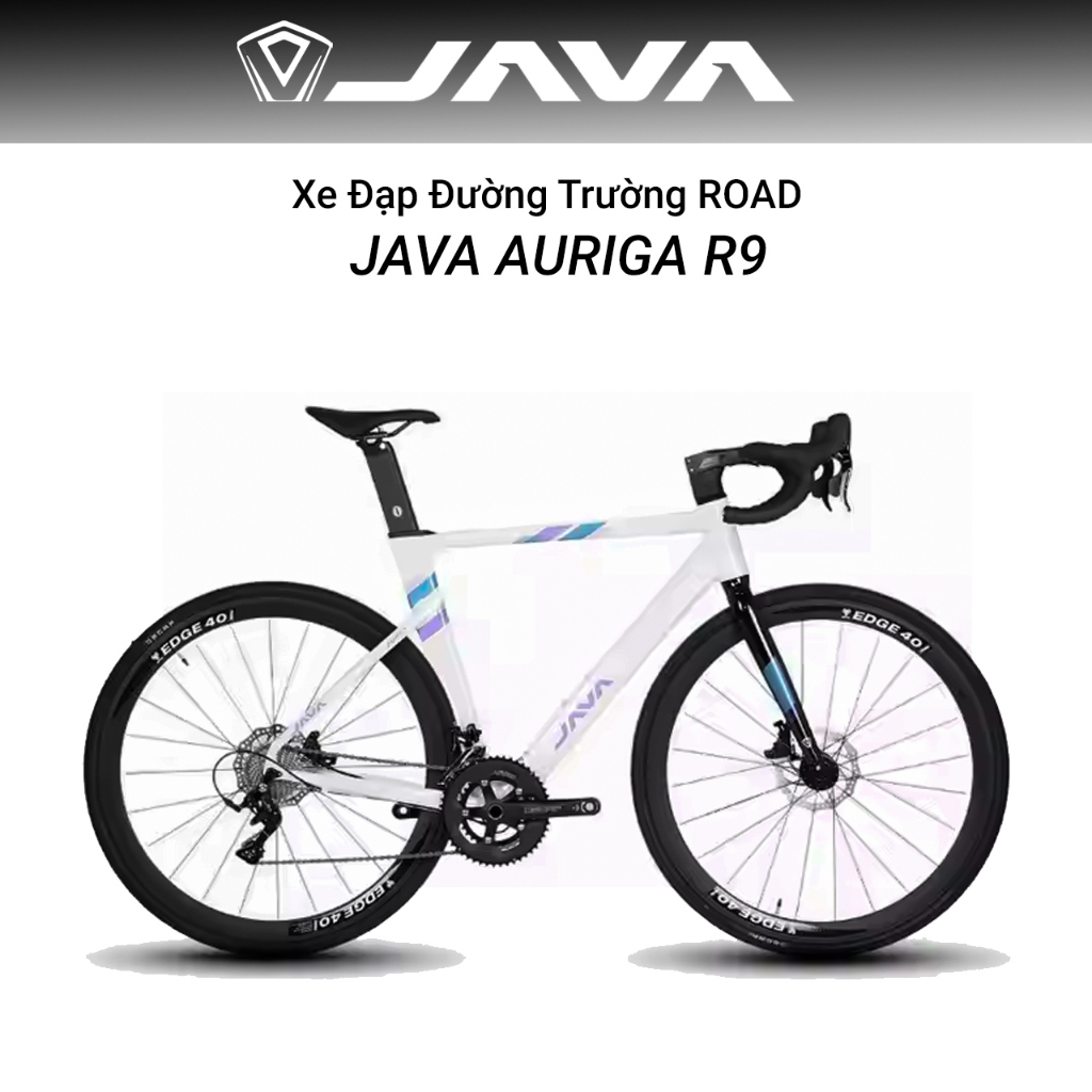 Xe Đạp Đường Trường ROAD JAVA AURIGA R9 - PHANH ĐĨA, BÁNH 700C - WHITE ...