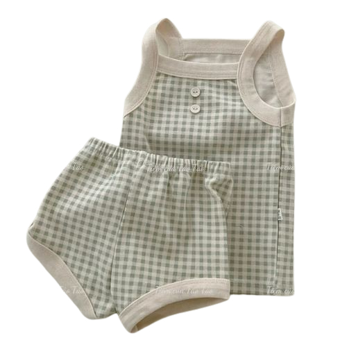 (HÀNG CÓ SẴN) QC - Bộ đồ mặc nhà cover Peekaboo cho bé trai bé gái 5-13kg