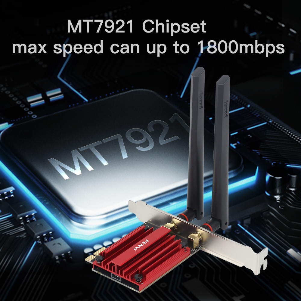 Fenvi Bộ chuyển đổi Wifi 3.0 USB 1300Mbps cho 4.2 Bluetooth hai băng tần 2.4G/5GHz Bộ thu không dây Card mạng USB cho má | BigBuy360 - bigbuy360.vn