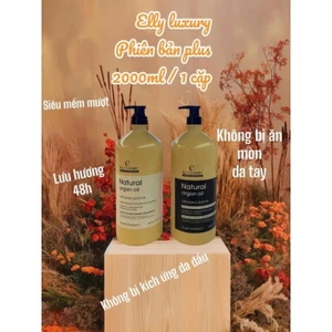 cặp dầu gội xả ELLY LUXURY PLUS 2000ML hương nước hoa siêu mượt