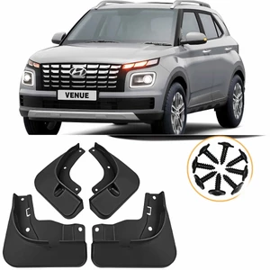 Chắn Bùn Hyundai Venue Chất Liệu Nhựa Dẻo Tặng Kèm Ốc Vít